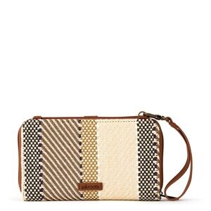 NWT The Sak Tobacco Batik World Woven Smartphone Wallet